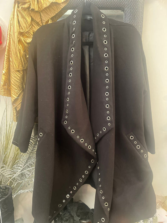 veste manteau rivets