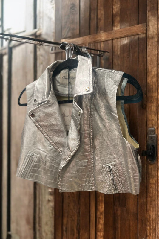 VESTE PERFECTO MÉTAL destroy courte