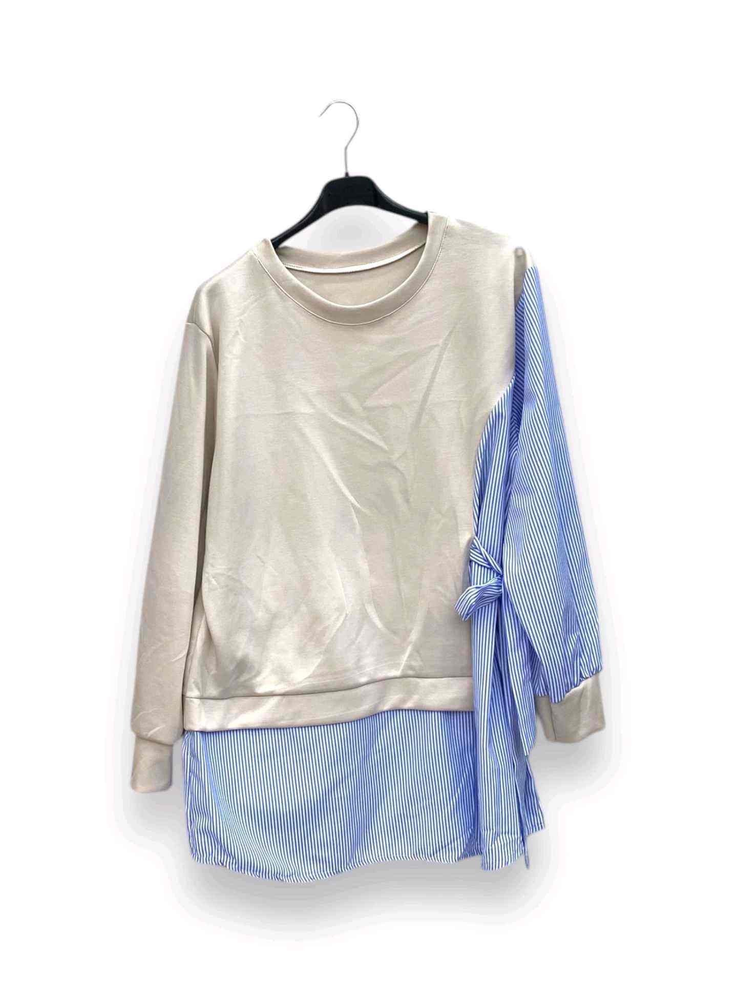 tunique rayée sweat duo