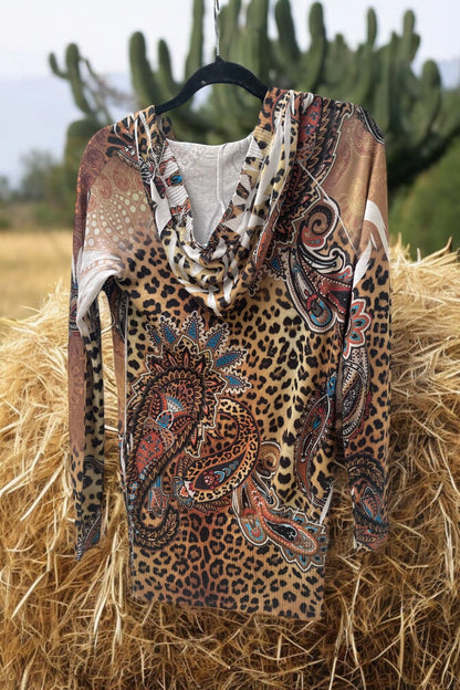 pull tunique fin indian