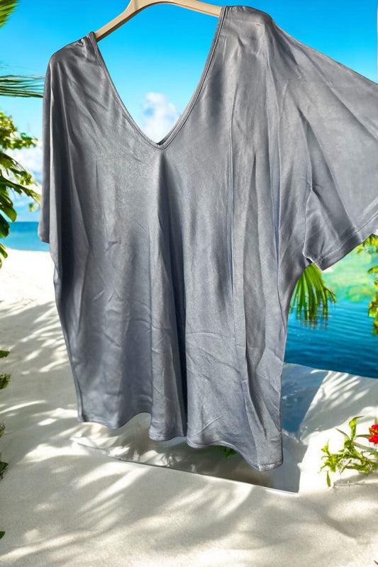 blouse satinée