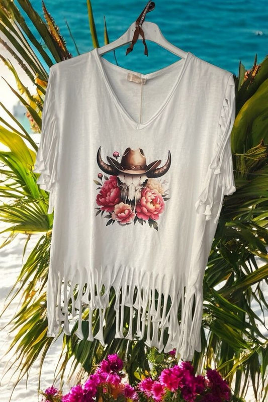 tee shirt on the beach