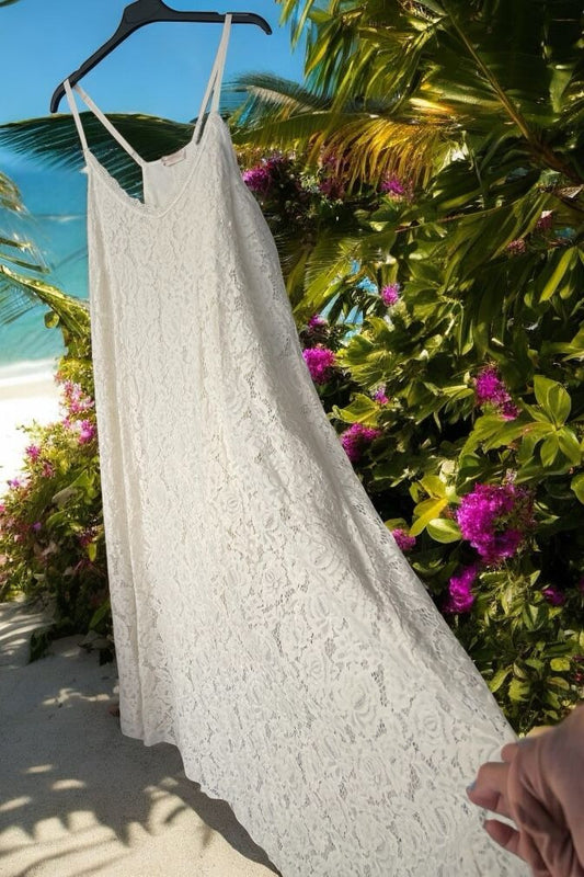 robe dentelle de plage