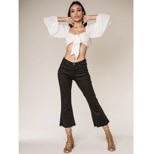 JEANS ÉVASÉ CROP