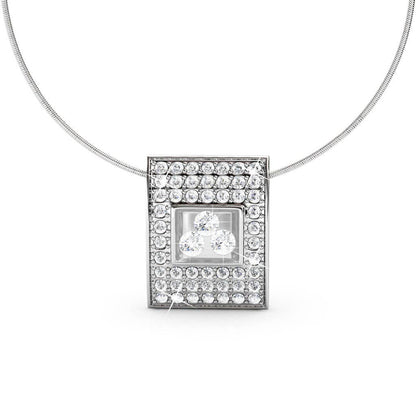 Pendentifs Lush - Argenté Et Cristal