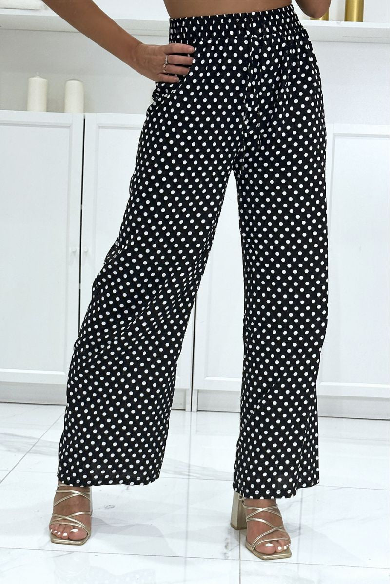 PANTALON PALAZZO fluide