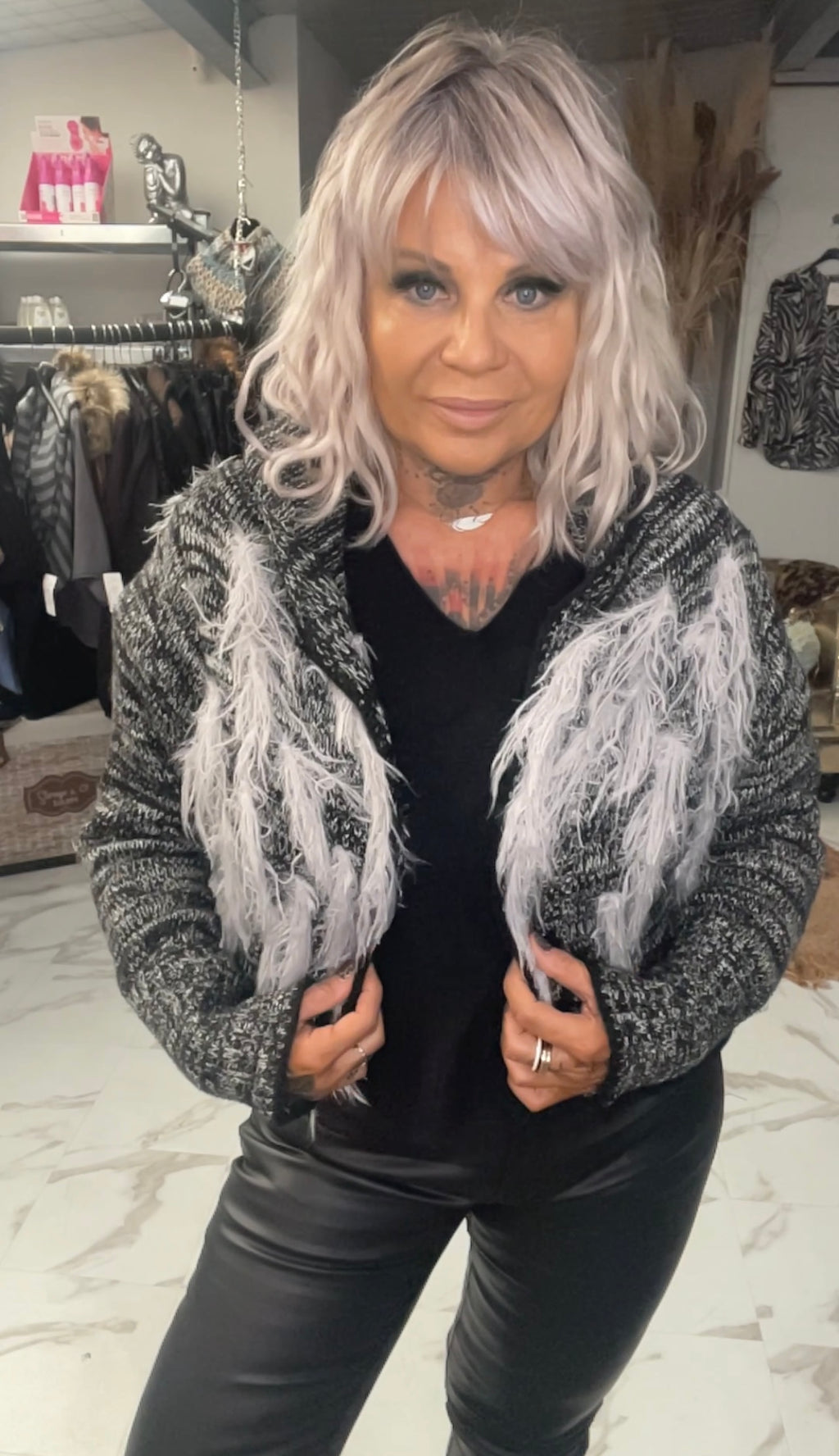 Gilet veste illusion