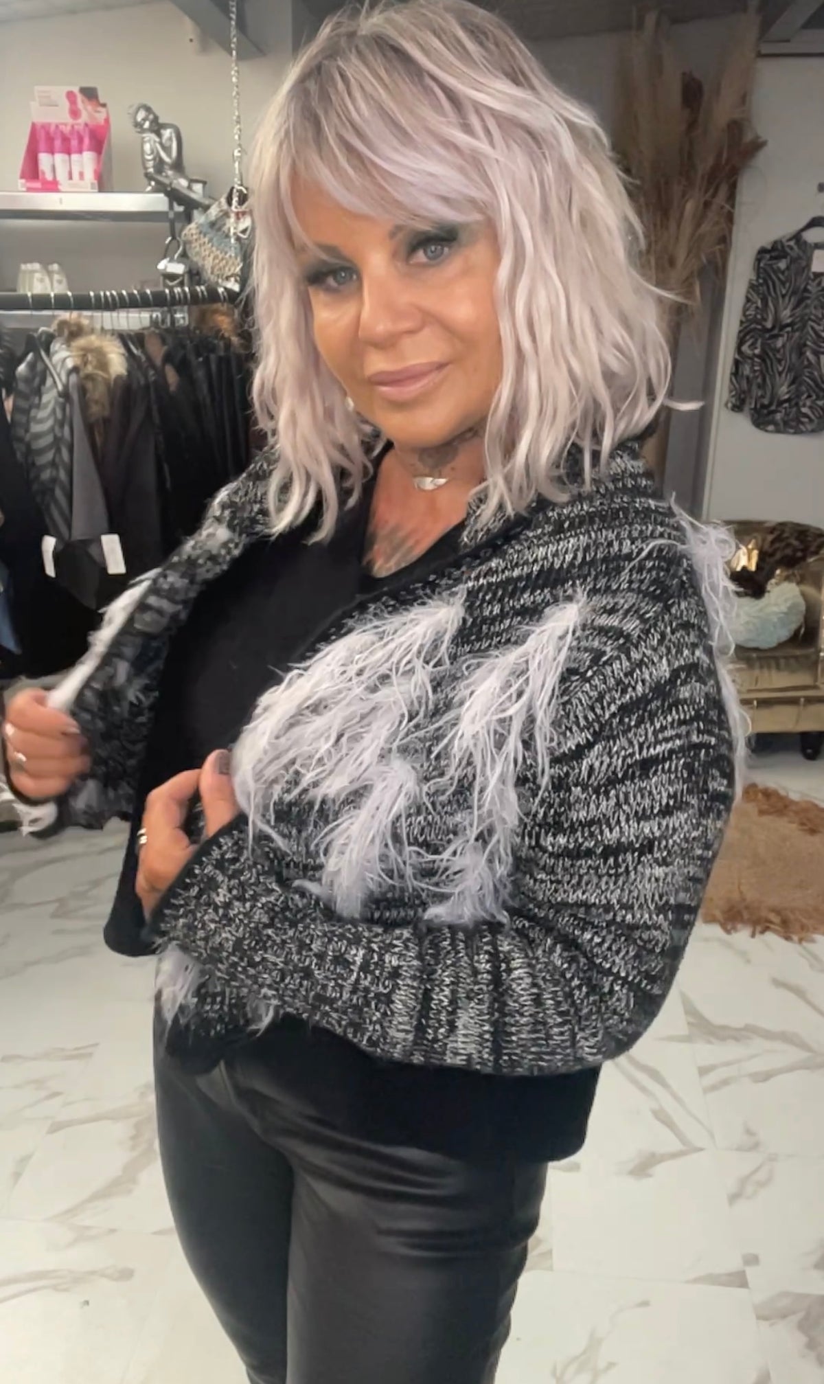 Gilet veste illusion