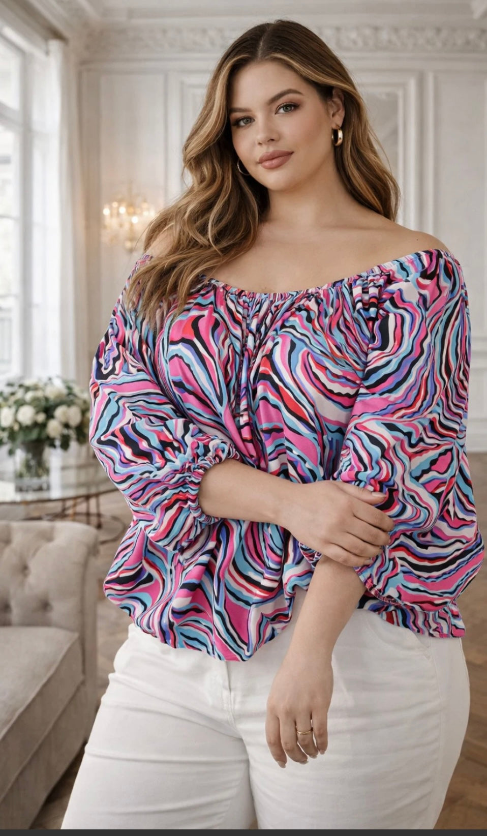 Blouse fluide vague L'autre mode