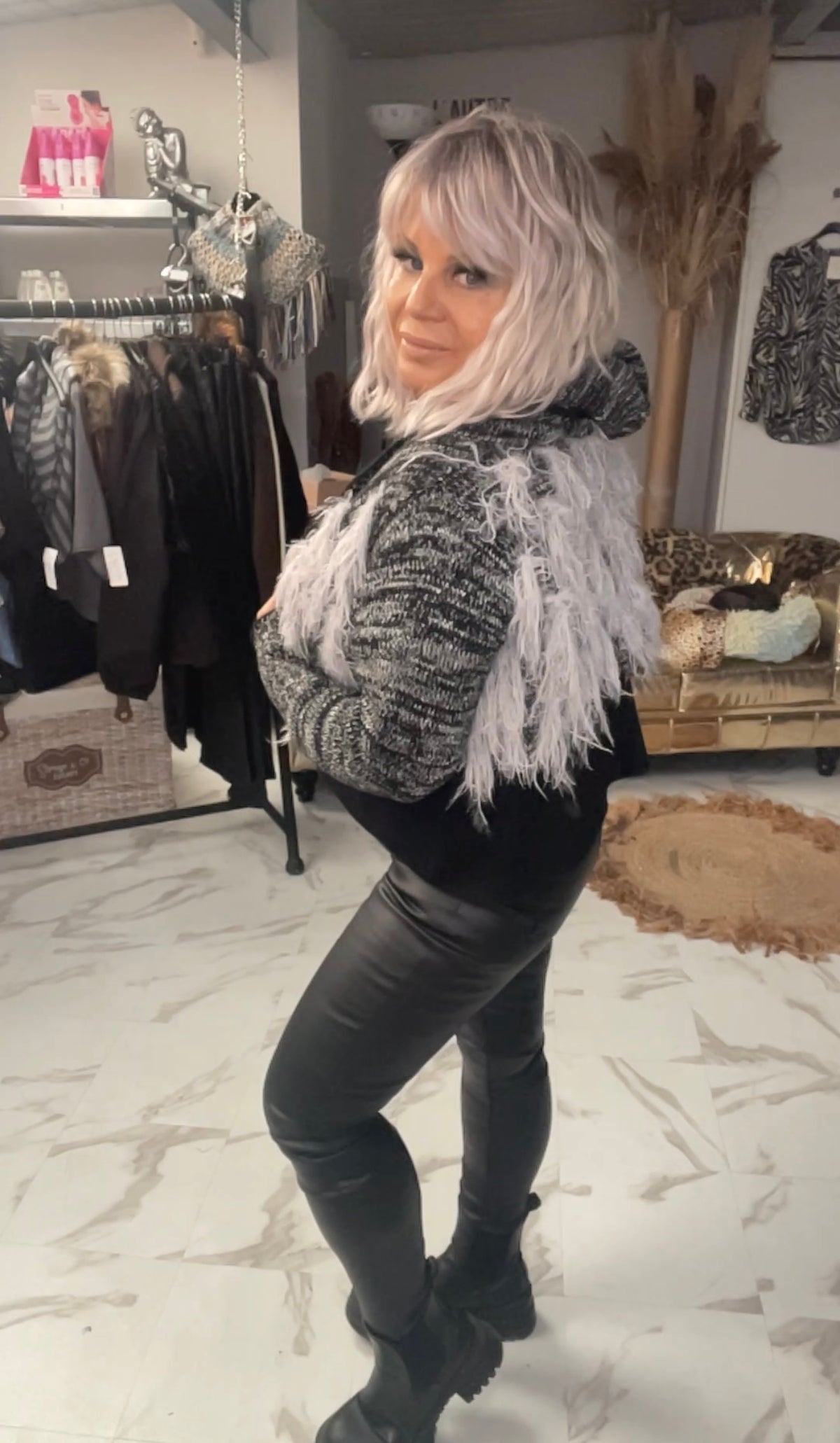 Gilet veste illusion