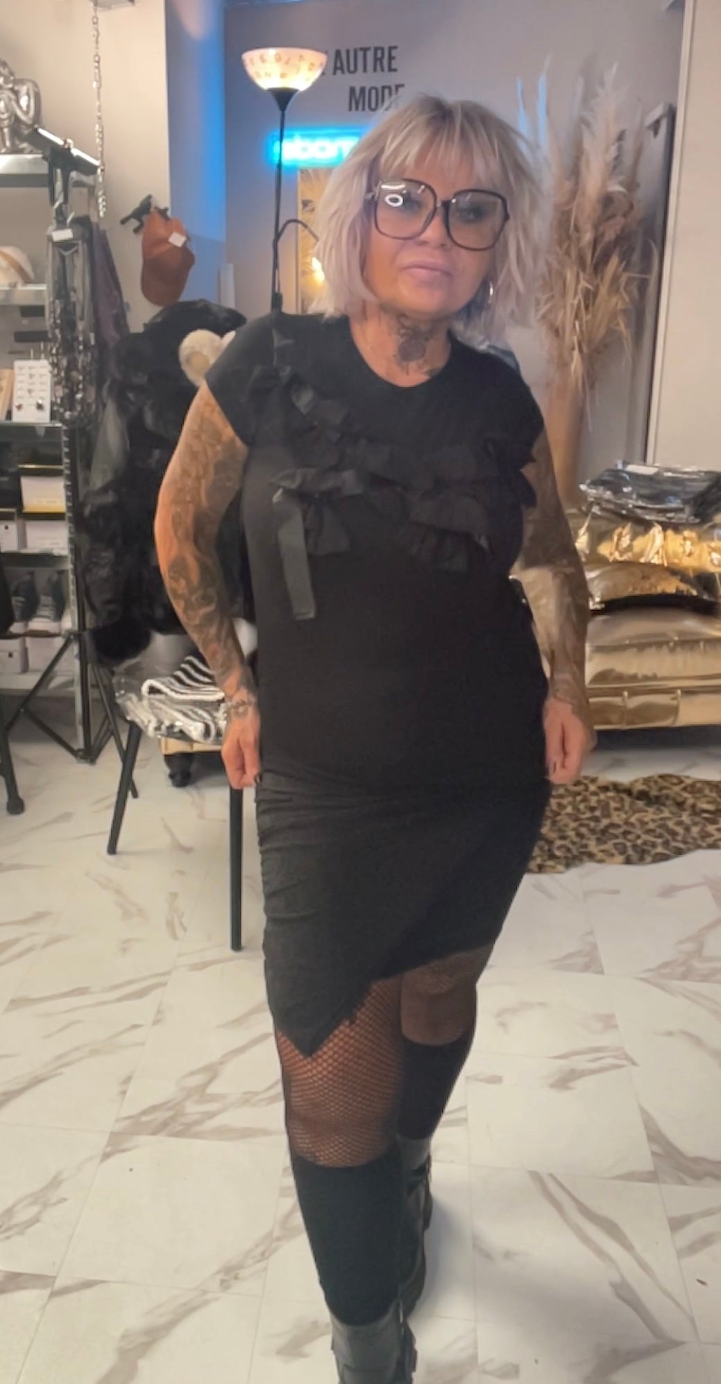 Jupe diva lurex
