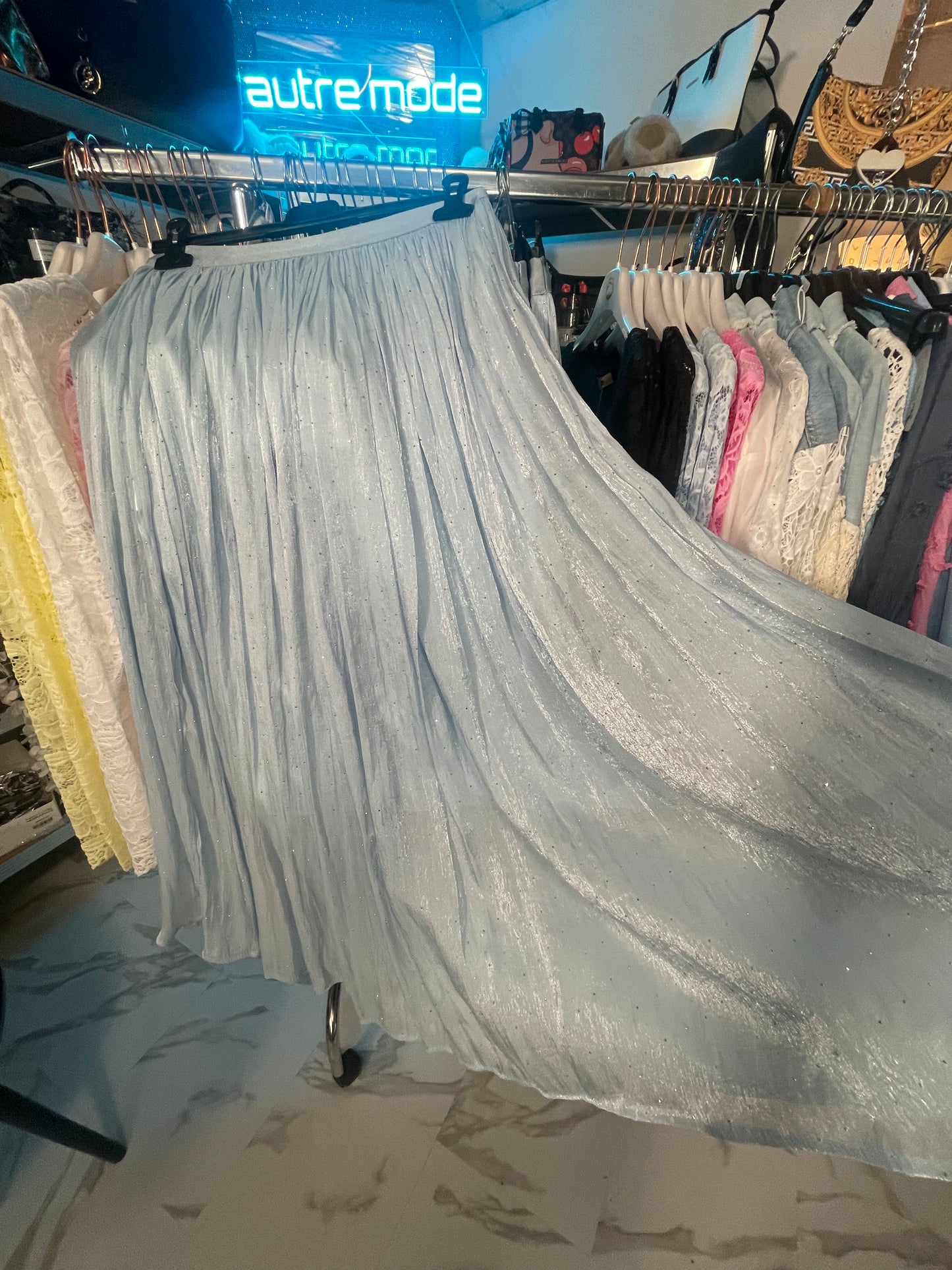 Jupe mousseline et light