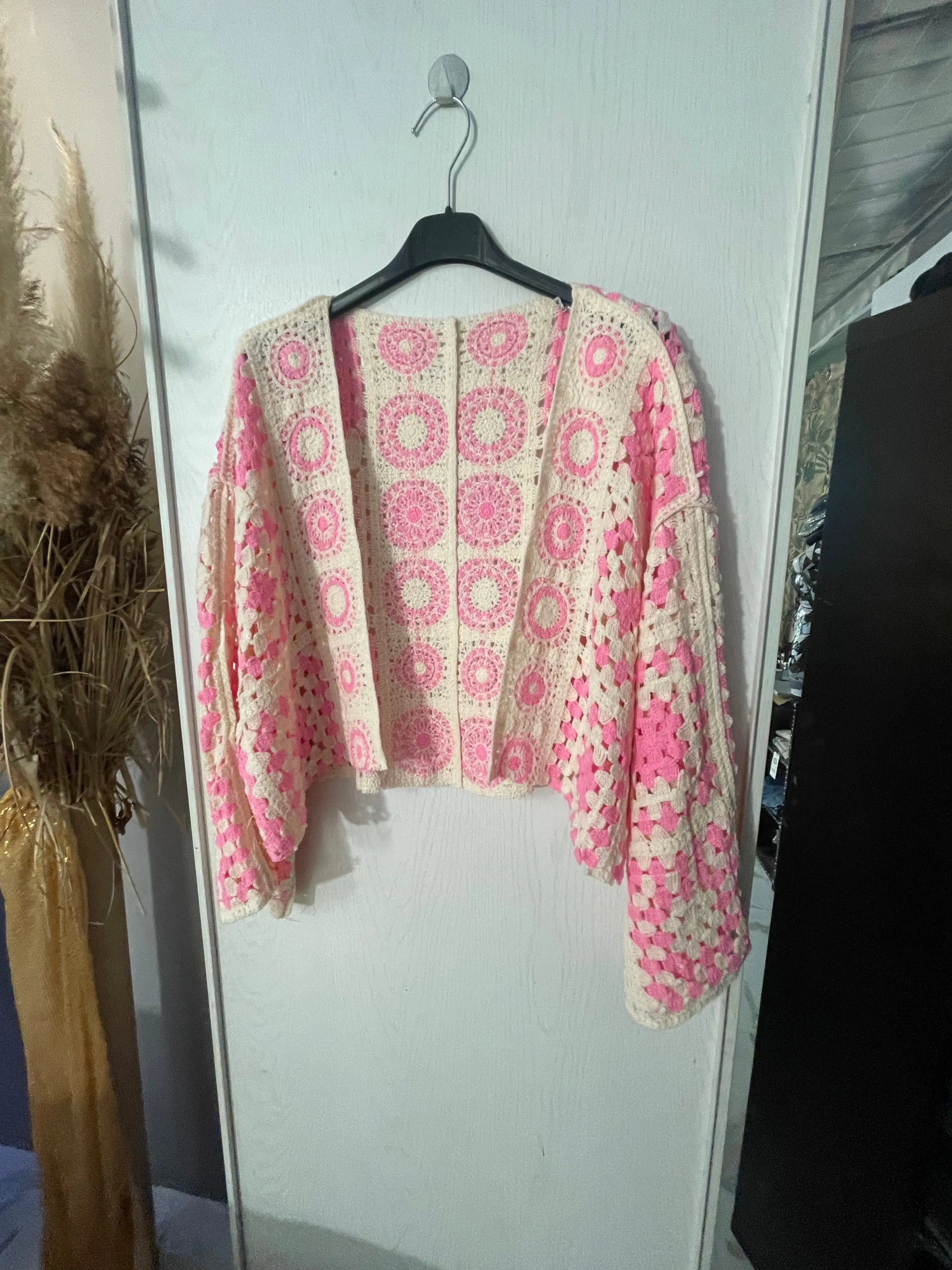 Gilet crochet court L'autre mode