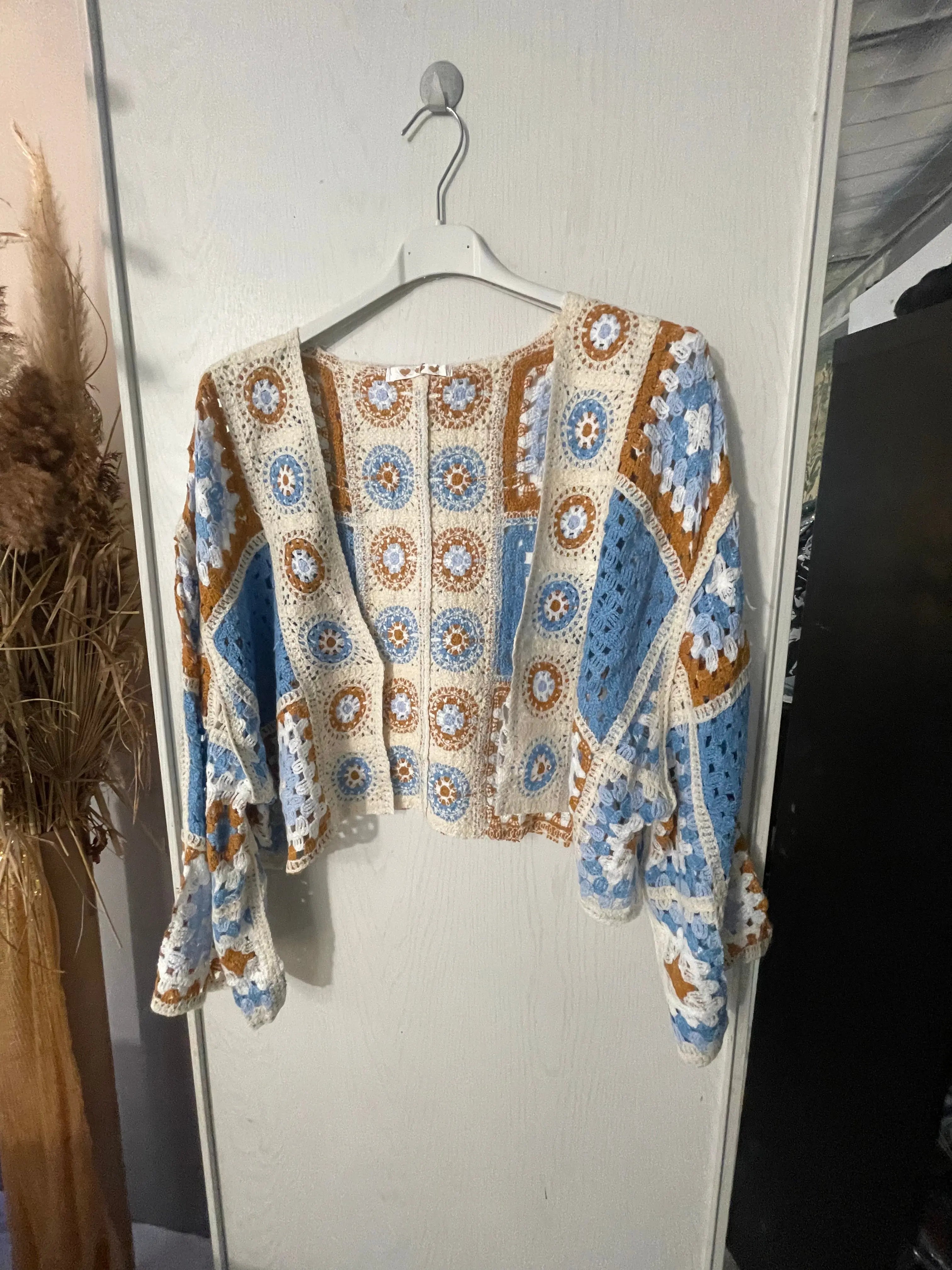 Gilet crochet court L'autre mode