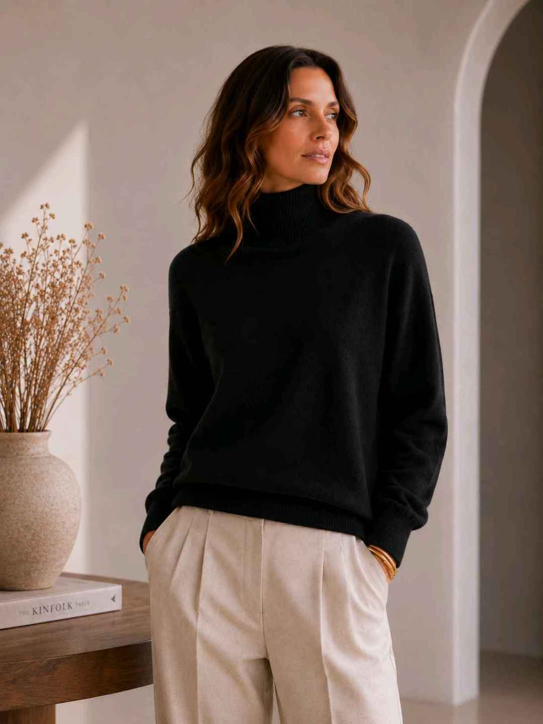 Pull col roulé ultra