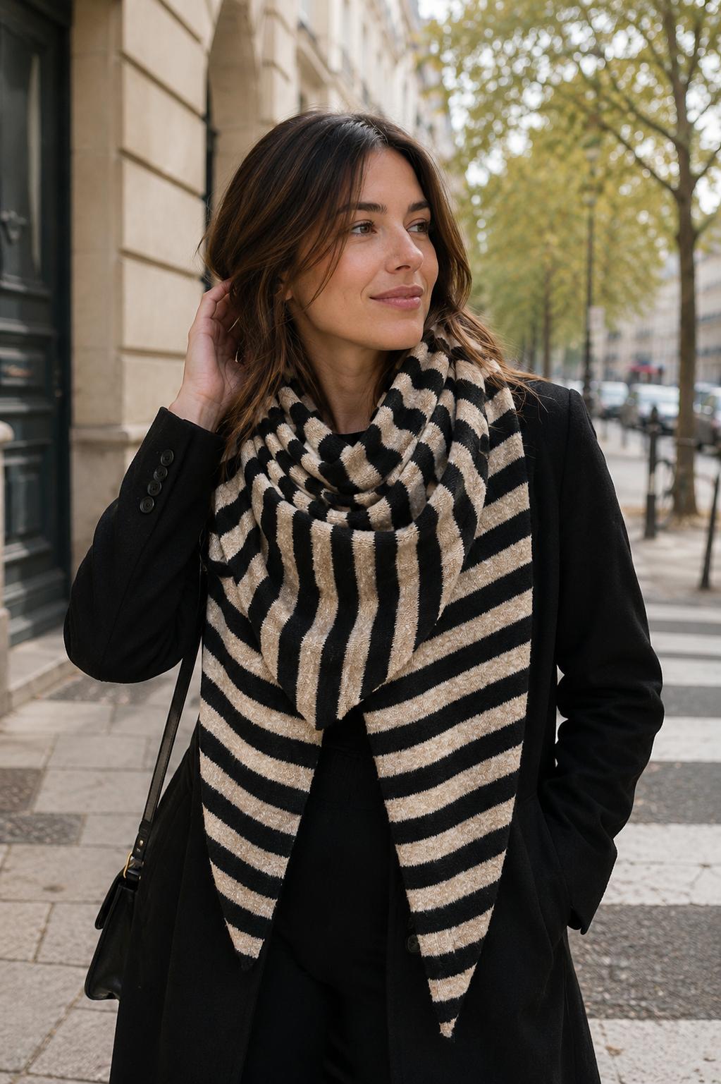 Écharpe marin d'hiver