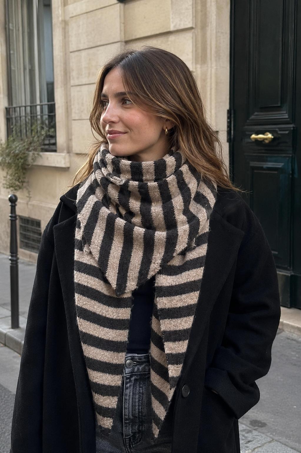 Écharpe marin d'hiver