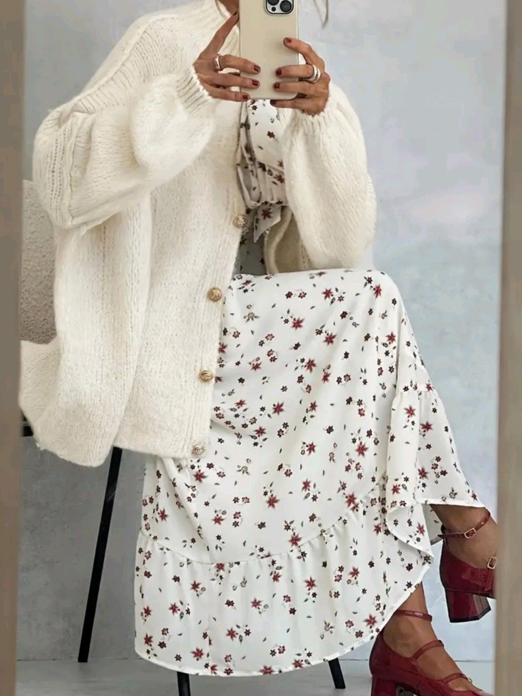 Gilet manches bouffantes