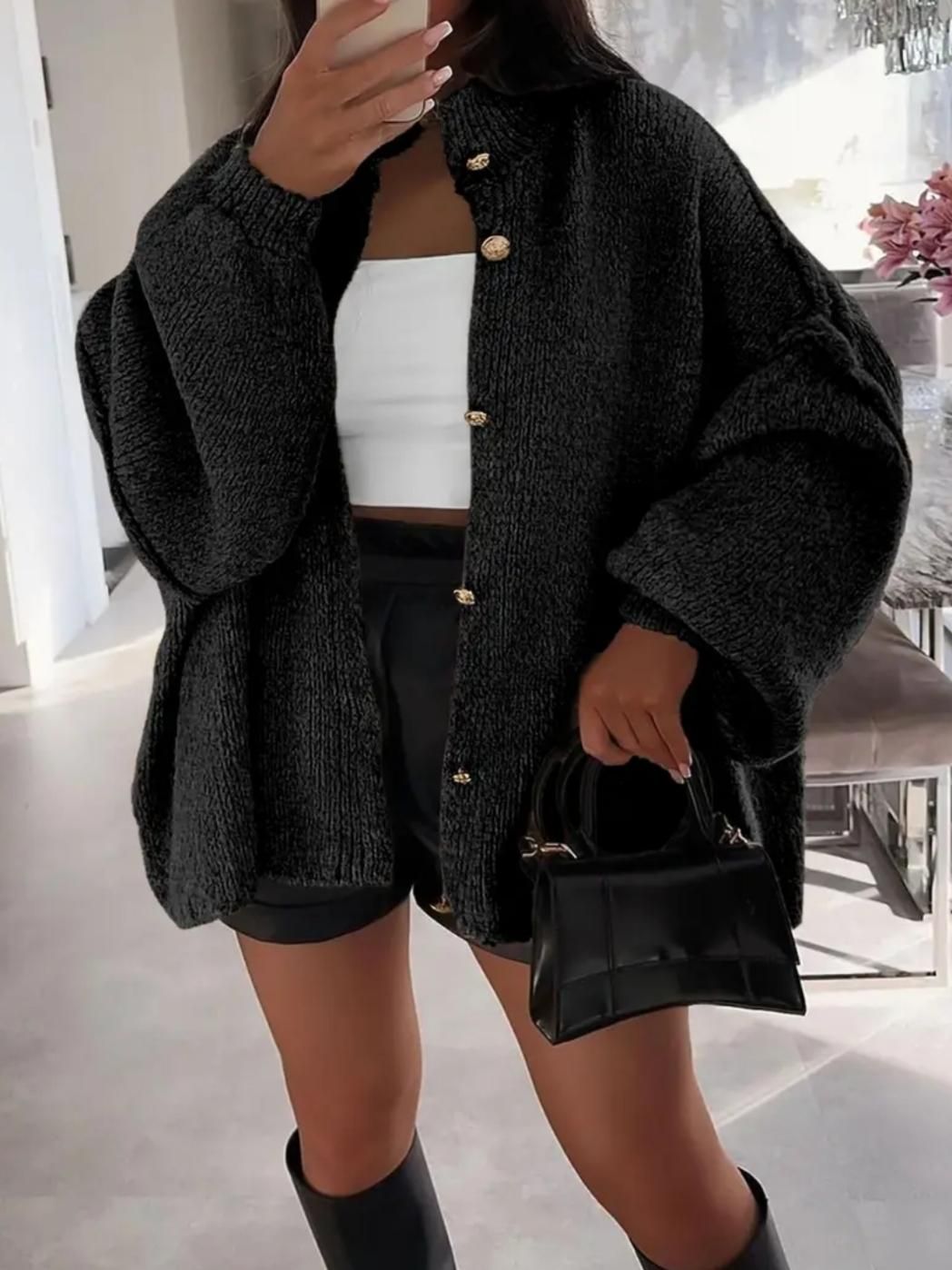 Gilet manches bouffantes