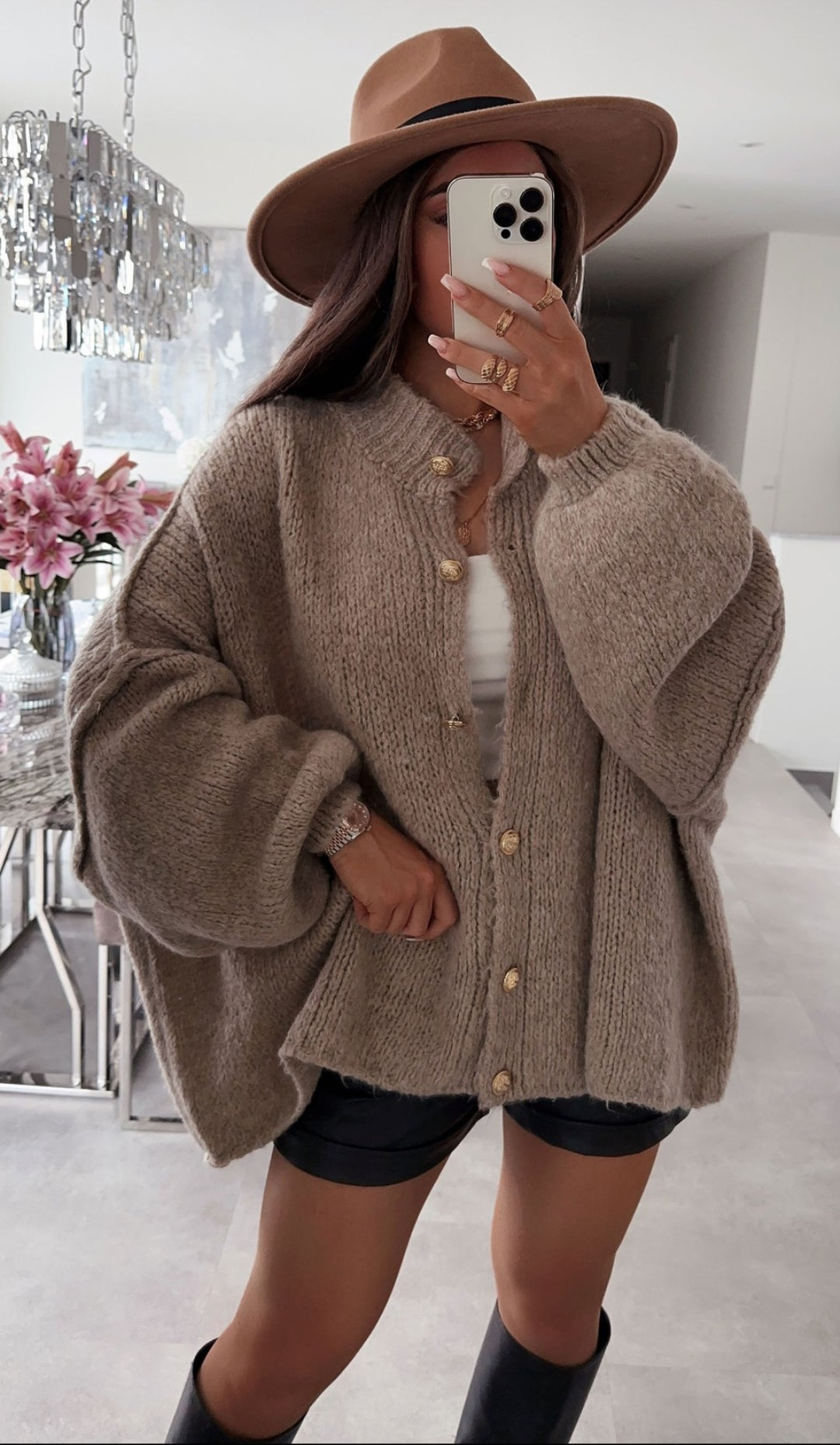 Gilet manches bouffantes