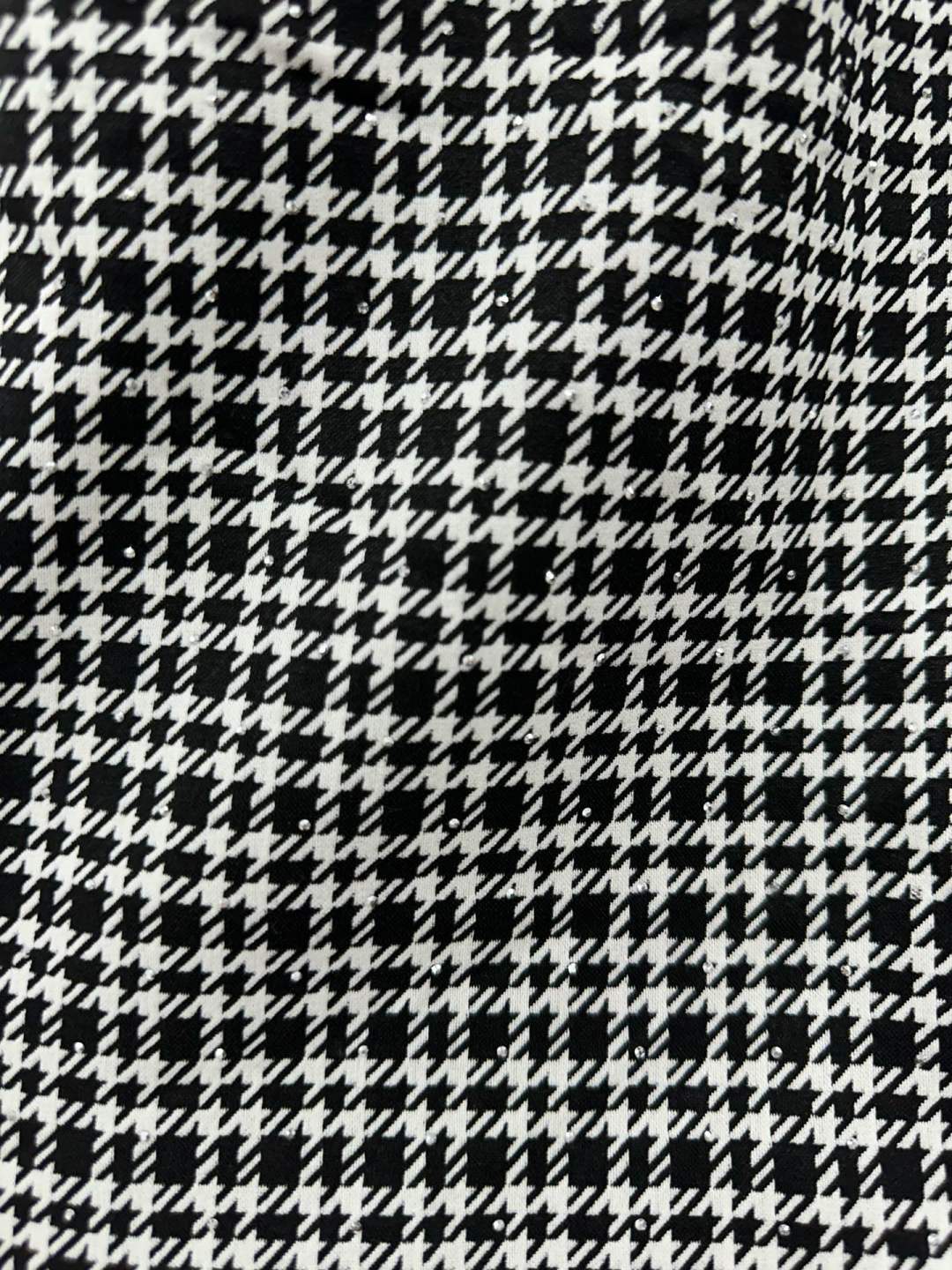 Pantalon imprimé avec strass