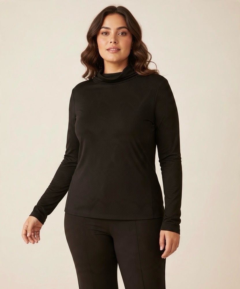 Blouse oversize col montant