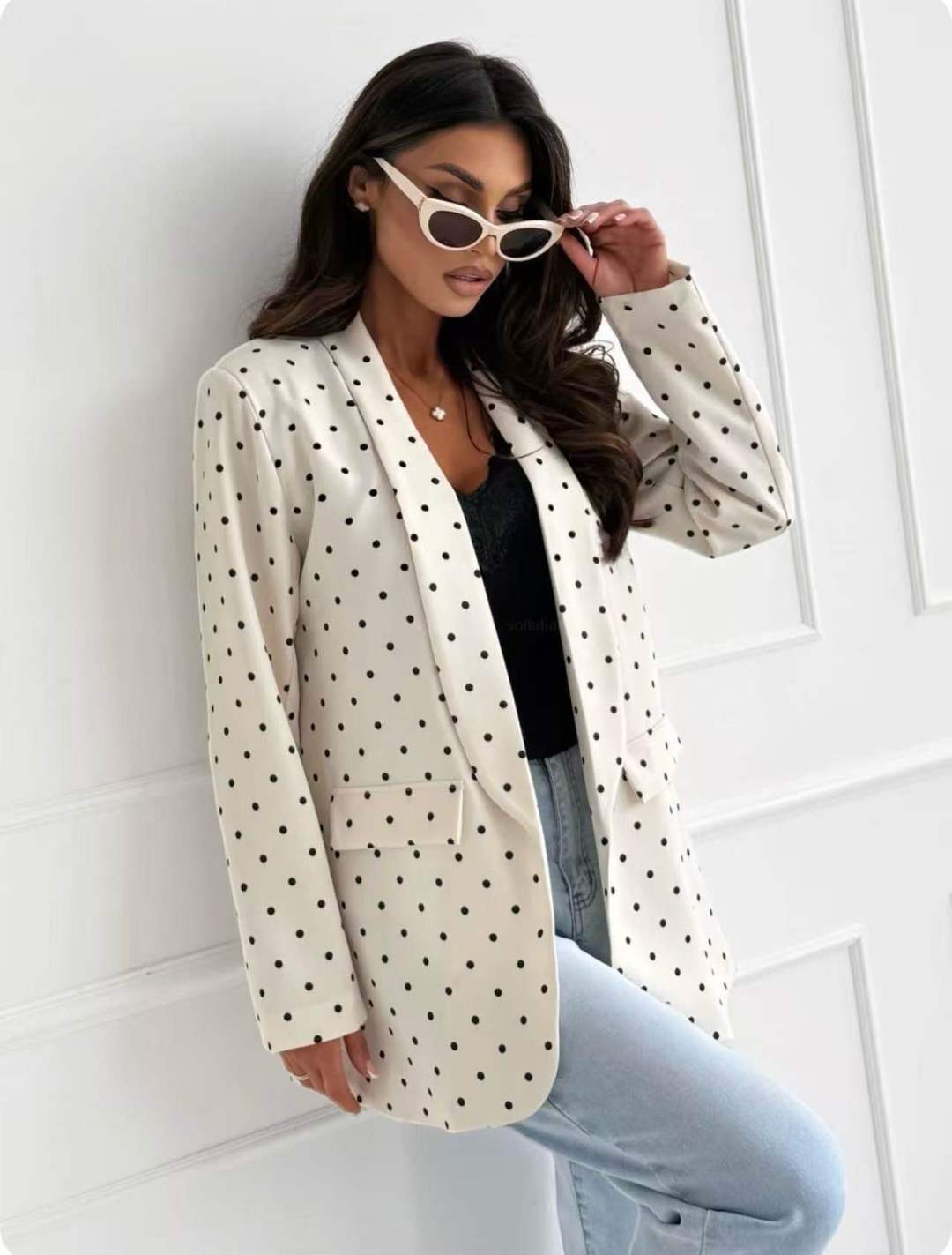 Veste blazer à pois L'autre mode
