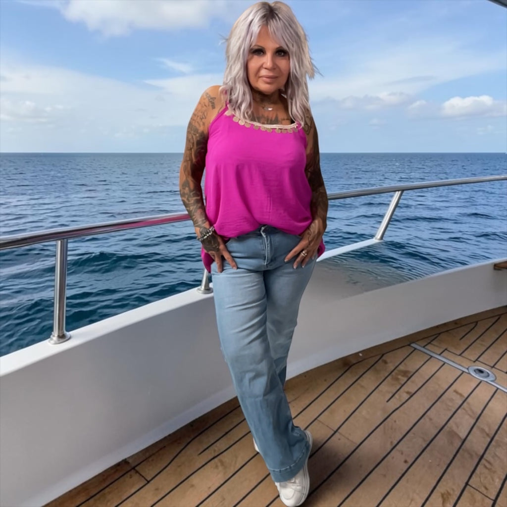 Jeans multi positions push up L'autre mode
