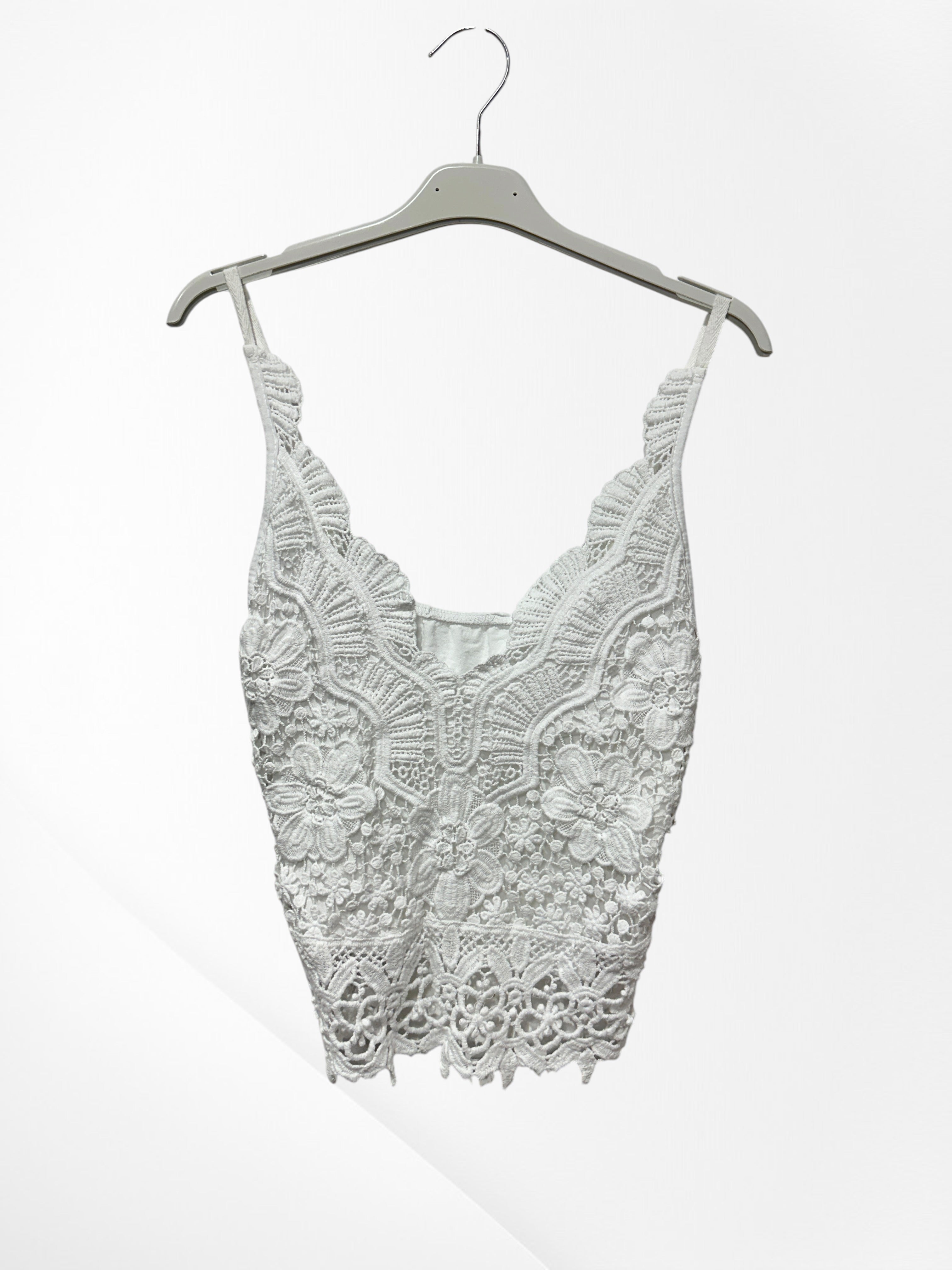 Top dentelle baroque