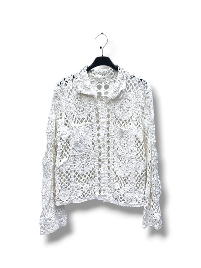 Gilet veste crochet ultime coton