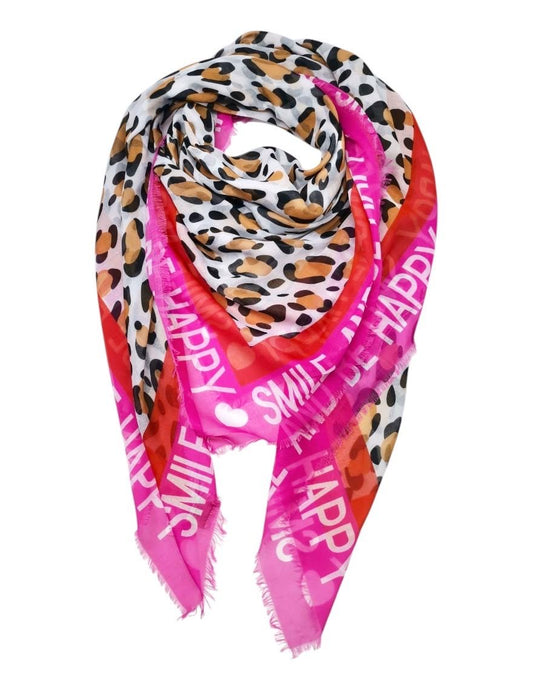 foulard smile and be happy