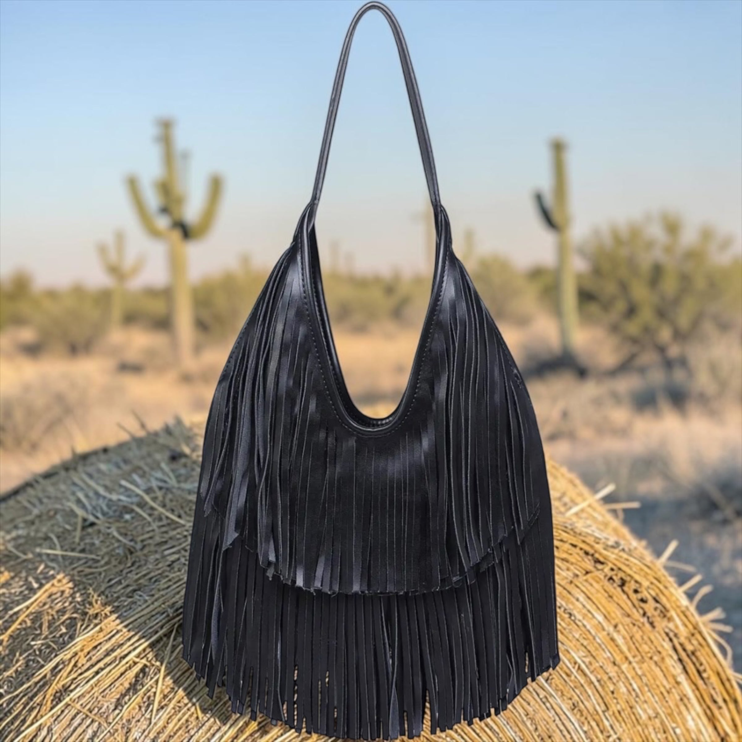 Sac franges western