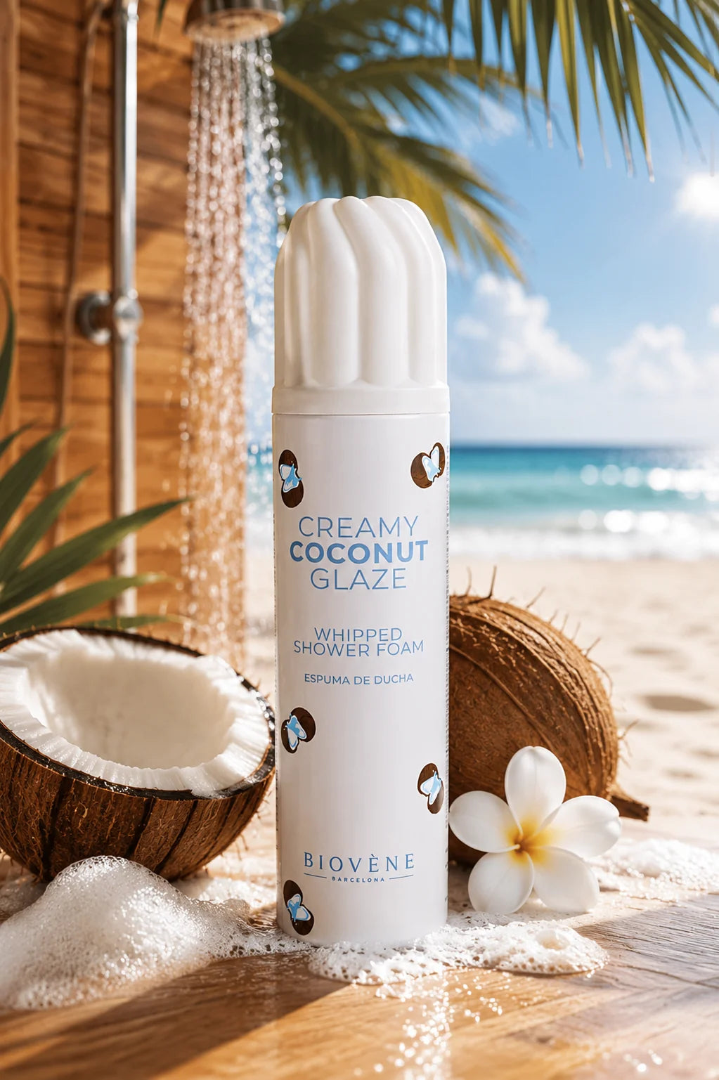 Mousse chantilly de douche