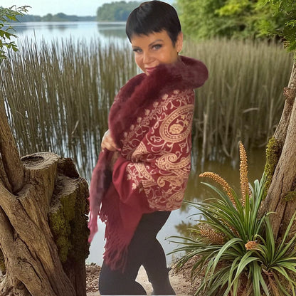 poncho barocco