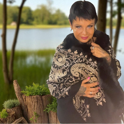 poncho barocco