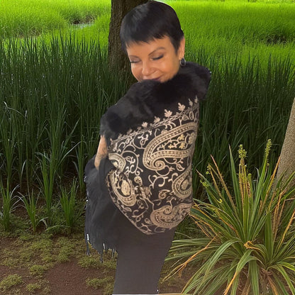 poncho barocco