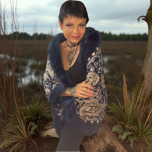 poncho barocco