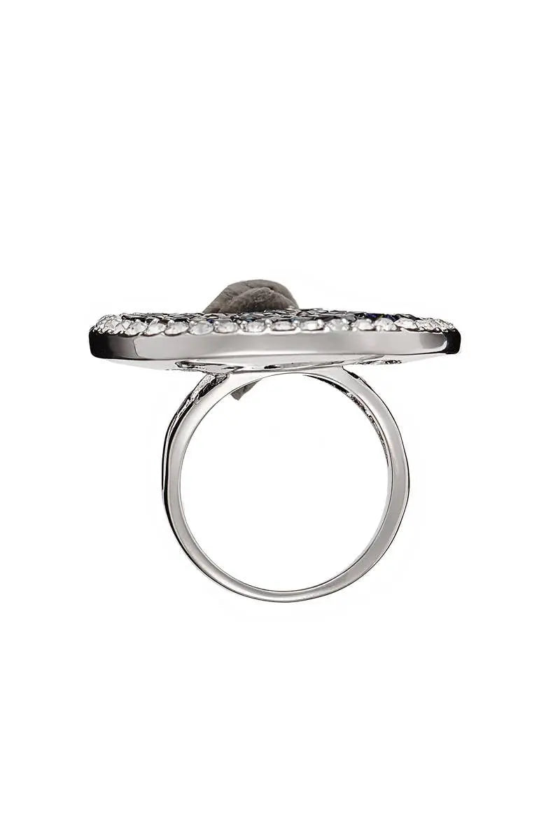 Bague Océan - Argenté Et Bleu - L'autre mode