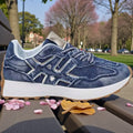Basket jeans &crunche basse - L'autre mode
