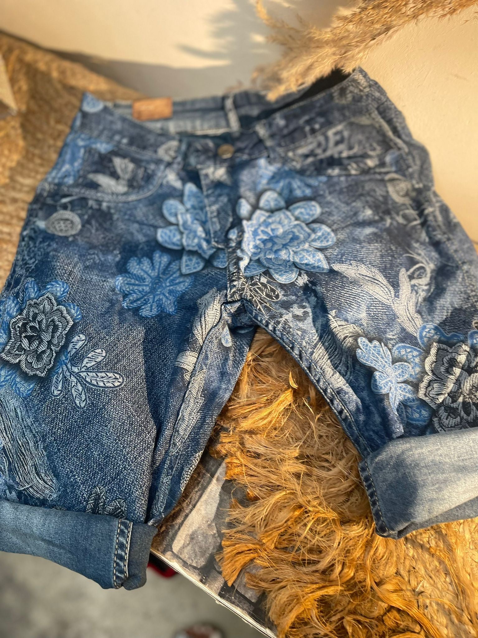 BERMUDA JEANS RÉVERSIBLE - L'autre mode