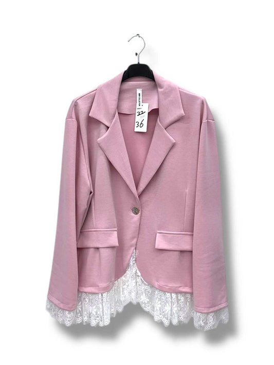 Blaser bordure dentelle - L'autre mode