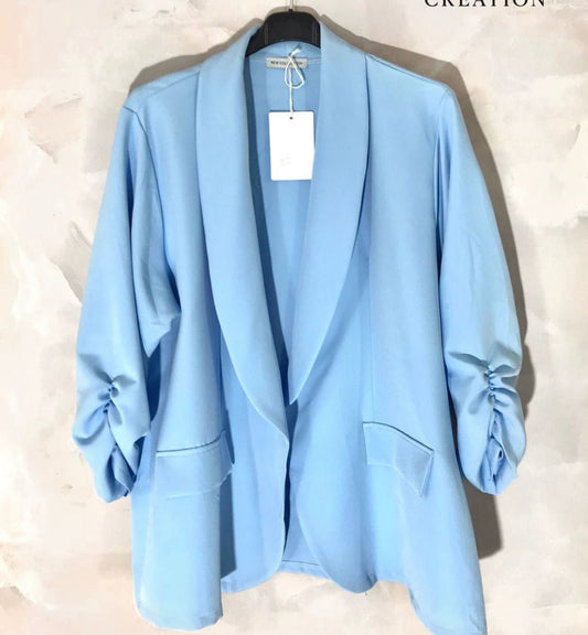 Blaser manches froncée - L'autre mode