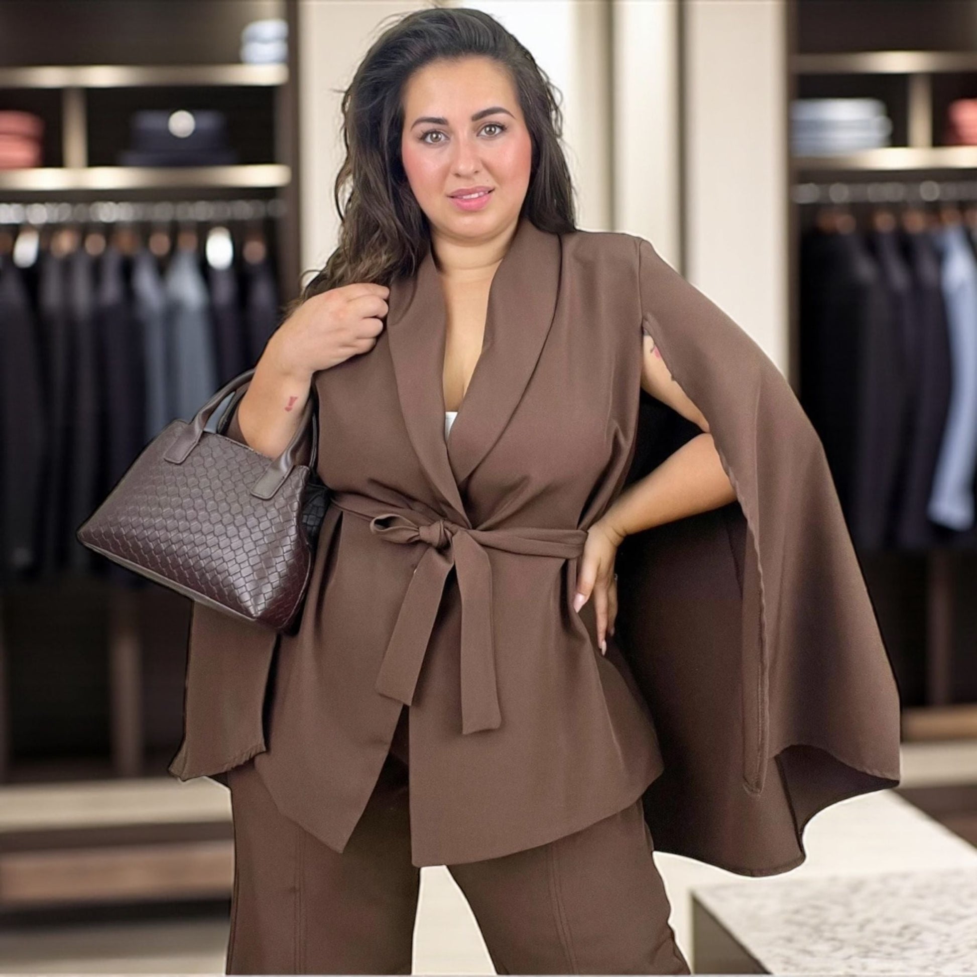 blazer cape - L'autre mode