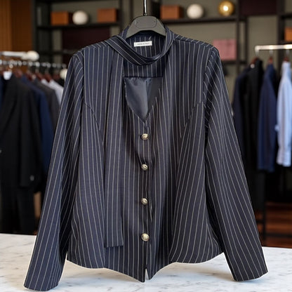 blazer cravate - L'autre mode