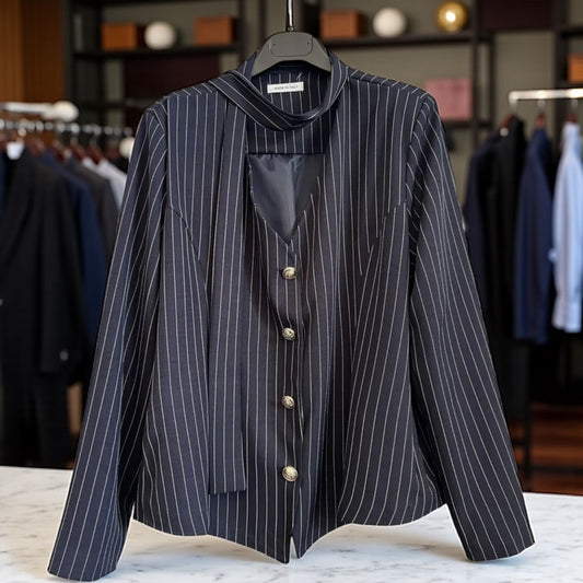 blazer cravate - L'autre mode