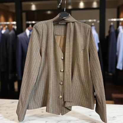 blazer cravate - L'autre mode