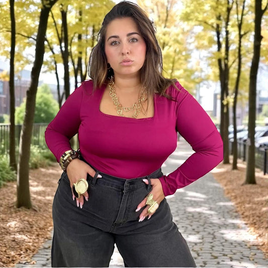 blouse col carré - L'autre mode