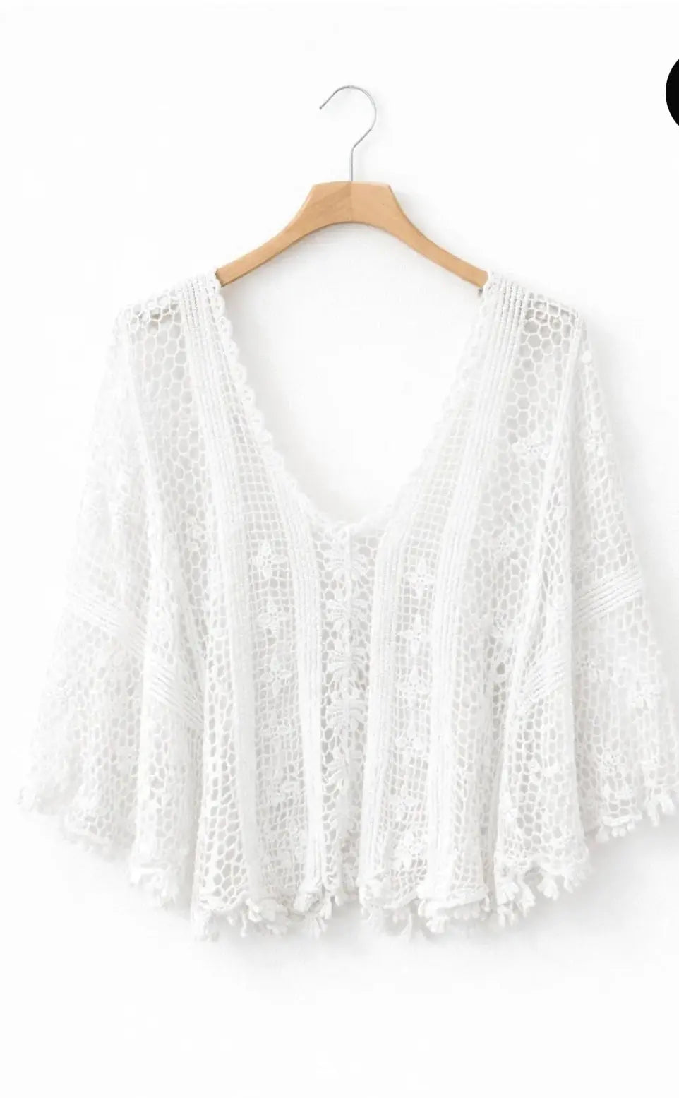 Blouse court ajouré - L'autre mode