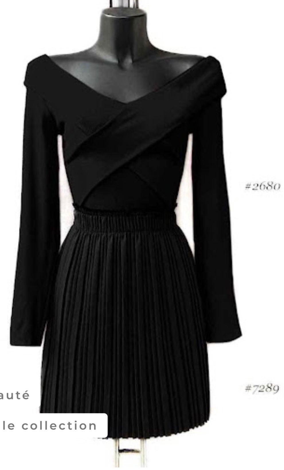 BLOUSE CROISÉE DES CHEMINS - L'autre mode