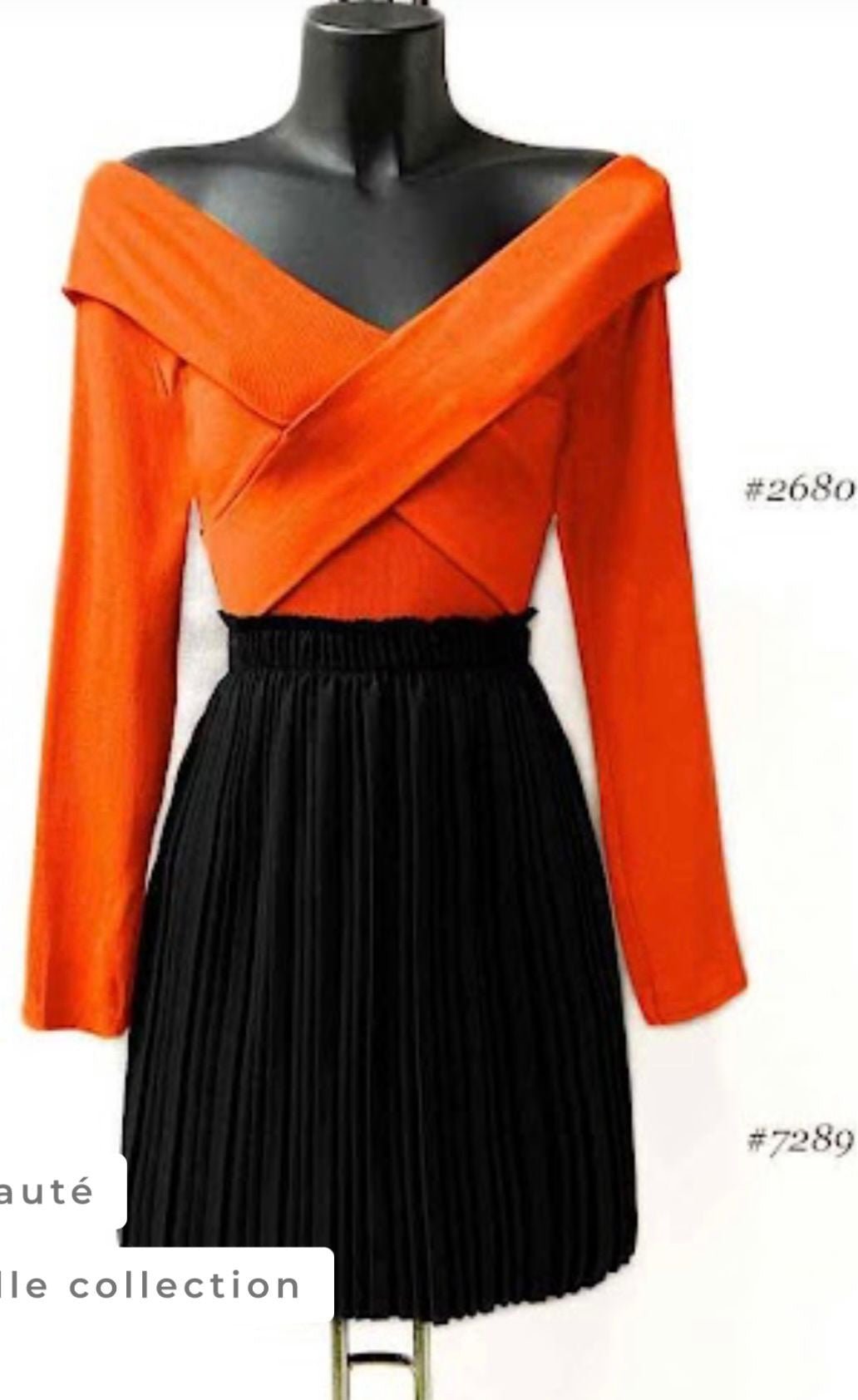 BLOUSE CROISÉE DES CHEMINS - L'autre mode